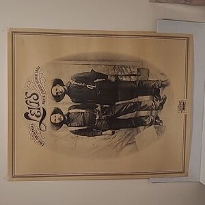 Vintage 1983 Original Levi Strauss Jeans Denim Advertising Dealer Poster